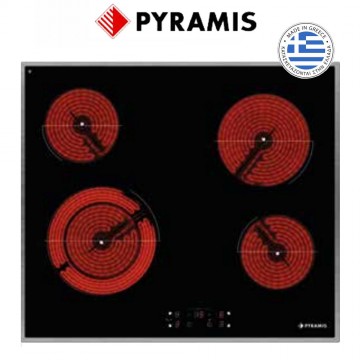 Pyramis PHC61510IFB Κεραμική Εστία Αυτόνομη Inox 58x51εκ.